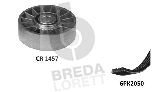 BREDA LORETT Поликлиновой ременный комплект KCA0003